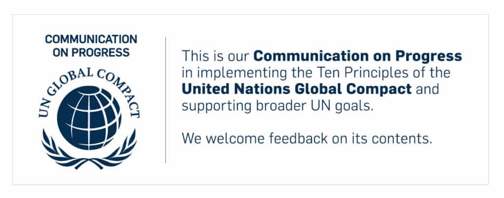 Mannaz UN Global compact communication on Progress (CoP)