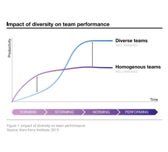 Impact of diversity on team performance
